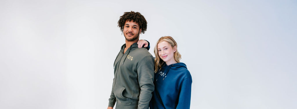 High vibe fashion hoodie infused with crystals and PEMF technology